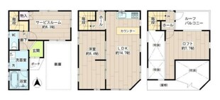 中幸町４丁目戸建の物件間取画像